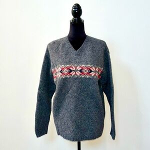 Fair Isle Wool Sweater